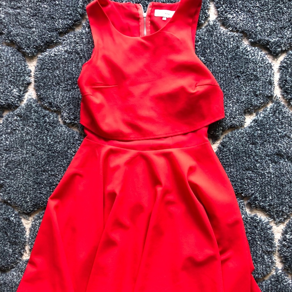 Red dress